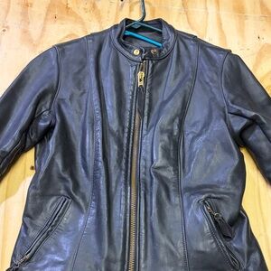 Vanson Women's Black Leather Jacket